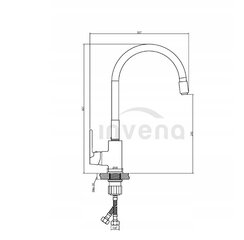 Кухонный смеситель GE01 цена и информация | Invena Сантехника, ремонт, вентиляция | 220.lv