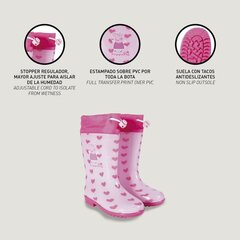 Gumijas apavi meitenēm Peppa Pig Pink, rozā цена и информация | Резиновые сапоги детские | 220.lv