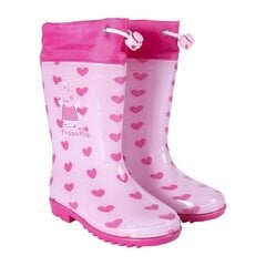 Gumijas apavi meitenēm Peppa Pig Pink, rozā цена и информация | Резиновые сапоги детские | 220.lv