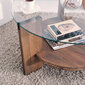Kafijas galdiņš Asir, 75x40x75 cm, brūns cena un informācija | Žurnālgaldiņi | 220.lv