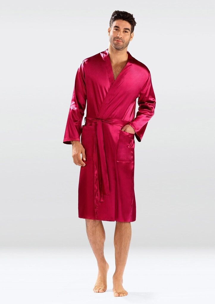 Halāts vīriešiem DKaren, melns cena un informācija | Vīriešu halāti, pidžamas | 220.lv