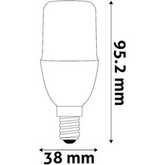 LED lampa Avide 7W T37 E14 6400K cena un informācija | Spuldzes | 220.lv