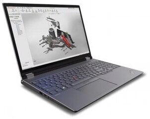 Lenovo ThinkPad P16 Gen 2 (21FA000YMX) cena un informācija | Portatīvie datori | 220.lv