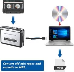 DigitNow BR602 Конвертер кассеты в компакт-диски цена и информация | Радиоприемники и будильники | 220.lv