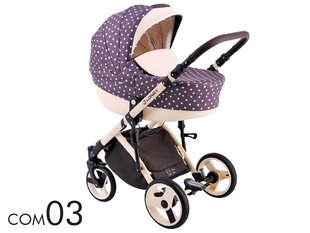 Universālie rati Lonex Comfort Standart 2in1, COM03 purple cena un informācija | Bērnu rati | 220.lv