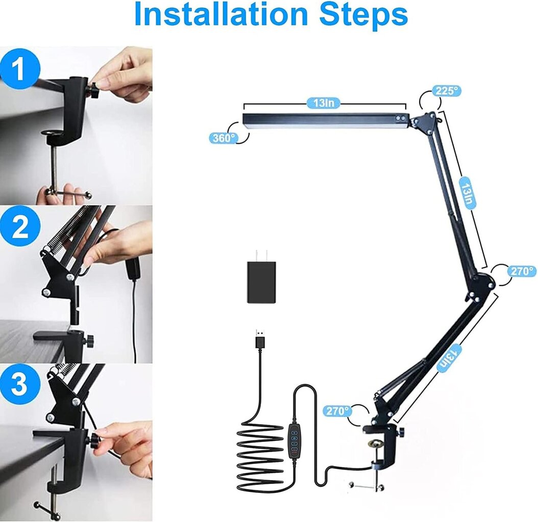 Galda lampa HaFundy TD-00A LED cena un informācija | Galda lampas | 220.lv