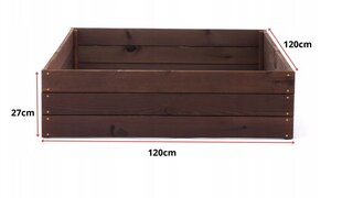 Мини-деревянная теплица, 120 х 120 см. цена и информация | Теплицы | 220.lv