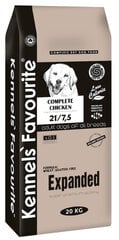 Expanded 20kg. Kennels`Fvourite.®
Высшее качество супер премиум цена и информация | Сухой корм для собак | 220.lv