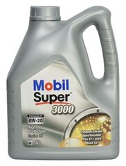 Mobil Super 3000 OW-20, motoreļļa, 4L cena un informācija | Mobil Auto eļļas | 220.lv