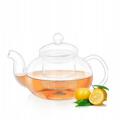 Стеклянный чайник Wilmax с заварником 1,55 л цена и информация | Стаканы, фужеры, кувшины | 220.lv