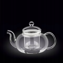 Стеклянный чайник с заварником 1,2 л цена и информация | Стаканы, фужеры, кувшины | 220.lv