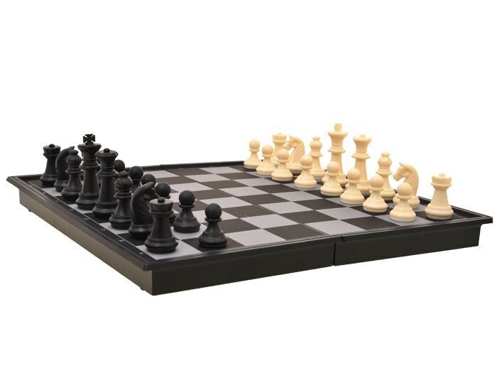 Magnētiskais dēlis ar dambreti un šahu 2in1 cena un informācija | Galda spēles | 220.lv