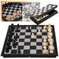 Magnētiskais dēlis ar dambreti un šahu 2in1 cena un informācija | Galda spēles | 220.lv