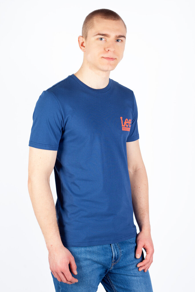T-krekls vīriešiem Lee 112349502, zils cena un informācija | Vīriešu T-krekli | 220.lv