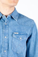 Джинсовая рубашка Wrangler 112350465-XL цена и информация | Мужские рубашки | 220.lv