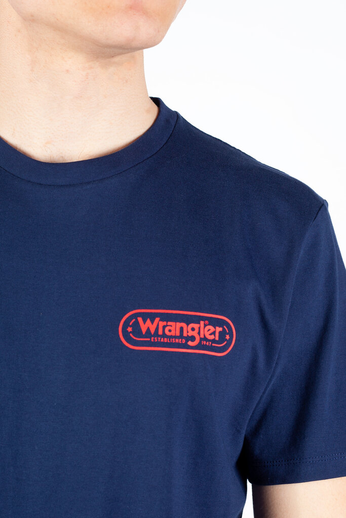 T-krekls vīriešiem Wrangler 112351389, zils цена и информация | Vīriešu T-krekli | 220.lv