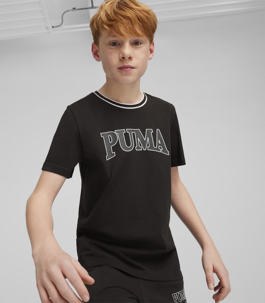 T-krekls zēniem Puma 679259*01, melns cena un informācija | Zēnu krekli | 220.lv