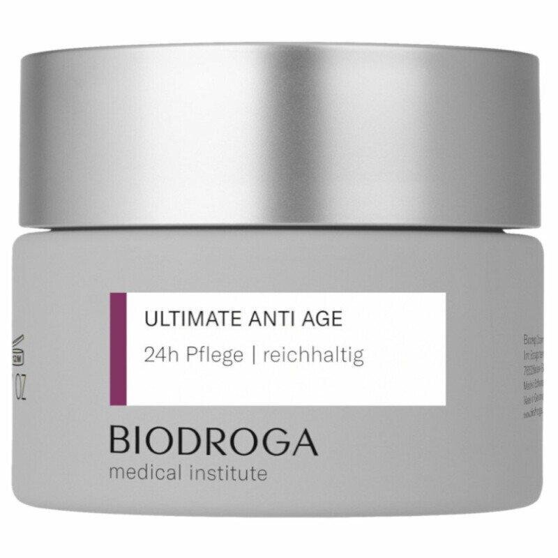 Pretnovecošanās krēms sausai ādai Biodroga Anti Age 24h Care Rich, 50 ml цена и информация | Sejas krēmi | 220.lv