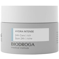 Intensīvi mitrinošs krēms sausai ādai Biodroga Medical Hydra Intense 24h Rich, 50 ml cena un informācija | Sejas krēmi | 220.lv