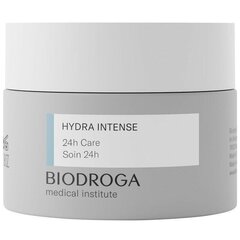 Intensīvi mitrinošs krēms normālai ādai Biodroga Medical Hydra Intense 24h Care, 50 ml цена и информация | Наносите на чистую кожу лица. Подержите около 10-15 минут и смойте водой. | 220.lv