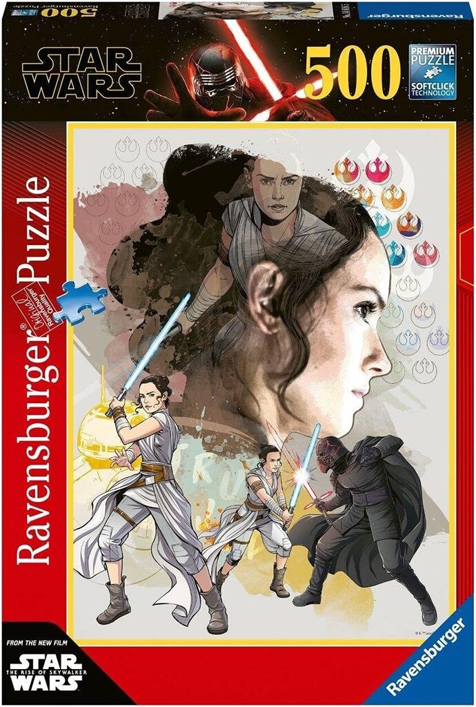 Puzle Ravensburger The Rise of Skywalker, 500 d. цена и информация | Puzles, 3D puzles | 220.lv