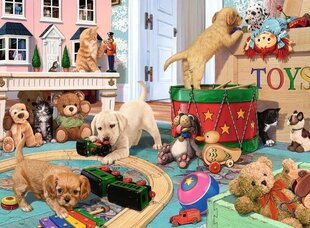 Ravensburger пазл на 150 элементов "Little Paws Playtime" цена и информация | Пазлы | 220.lv