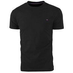 Tommy Hilfiger T-krekls vīriešiem MW0MW10800, melns cena un informācija | Vīriešu T-krekli | 220.lv
