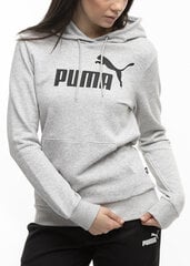 Džemperis sievietēm Puma ESS Logo Hoodie TR 586791 04, pelēks cena un informācija | Jakas sievietēm | 220.lv