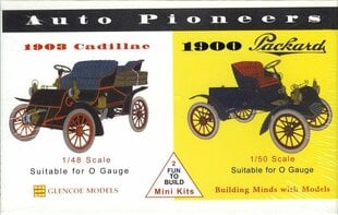 Līmējamais modelis Auto Pioneers 1903 Cadillac Packard, melns cena un informācija | Līmējamie modeļi | 220.lv