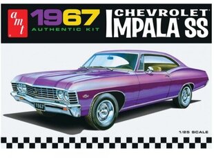 Līmējamais modelis 1967 Chevrolet Impala SS AMT, violets цена и информация | Склеиваемые модели | 220.lv