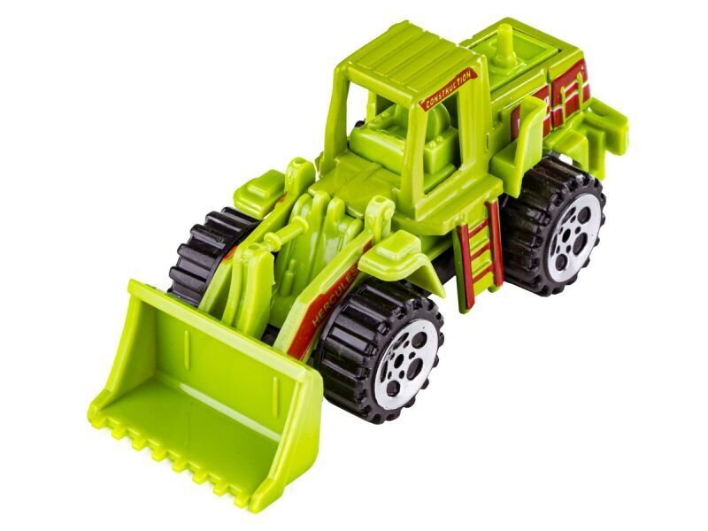 Metāla konstrukcijas transportlīdzekļu komplekts, 6 gab. cena un informācija | Rotaļlietas zēniem | 220.lv
