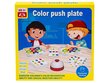 Izglītojoša krāsu saskaņošanas spēle Color Push Plate Who's First Fast Discs, LV cena un informācija | Galda spēles | 220.lv