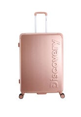Большой чемодан Discovery FOCUS pозовый цена и информация | Чемоданы, дорожные сумки | 220.lv
