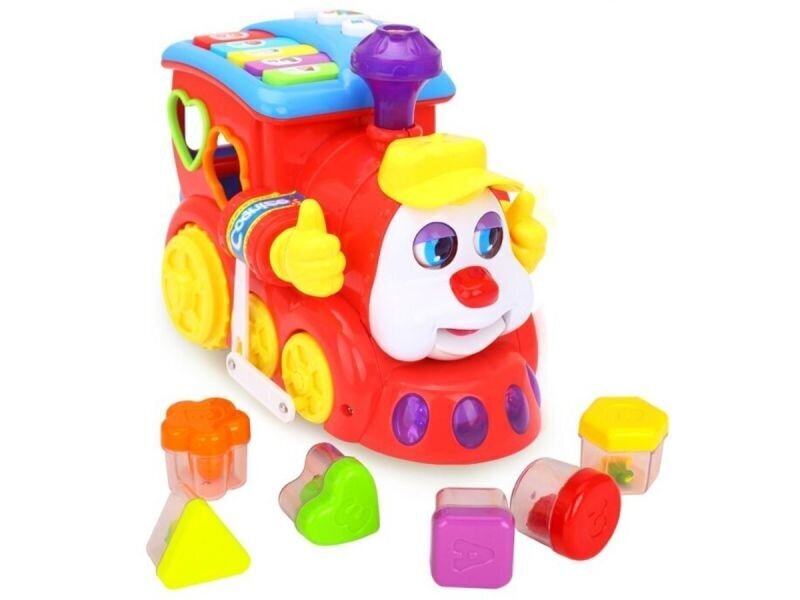 Krāsaina lokomotīve ar Hola skaņām цена и информация | Rotaļlietas zīdaiņiem | 220.lv