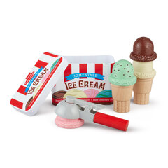 MELISSA & DOUG игровой набор Scoop & Stack мороженое цена и информация | Игрушки для девочек | 220.lv