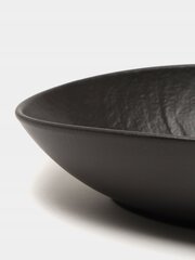 Овальный черный фарфоровый салатник Wilmax 30x19,5x7 см цена и информация | Посуда, тарелки, обеденные сервизы | 220.lv
