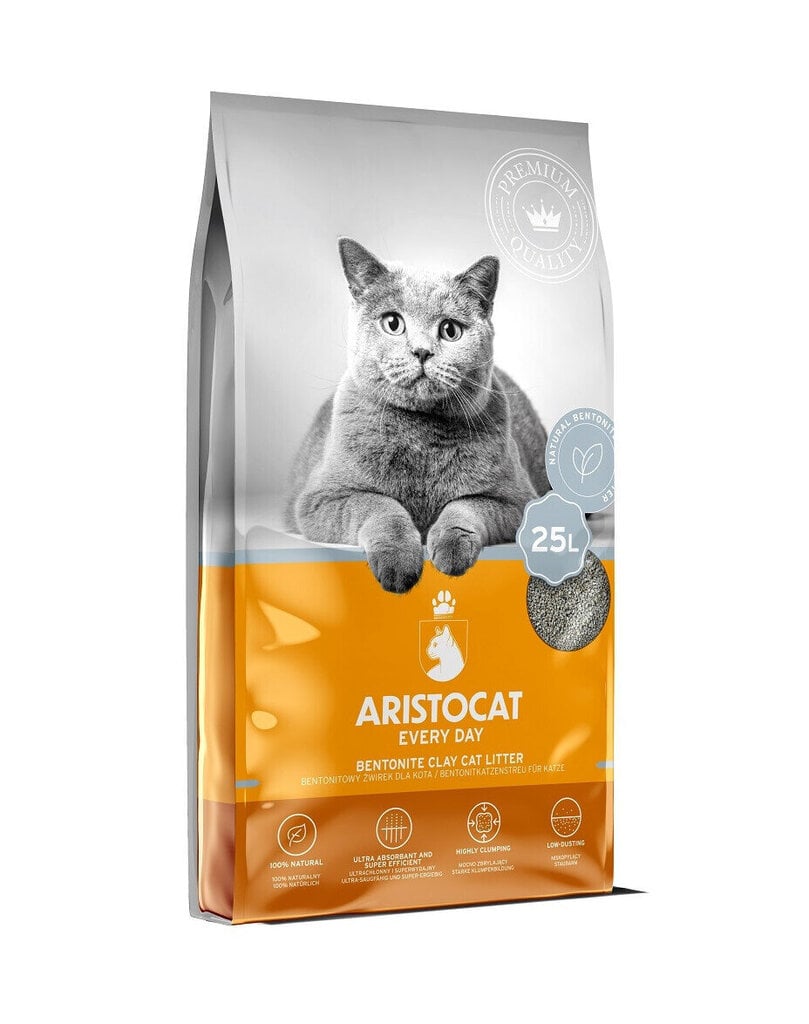 Cementējošie kaķu pakaiši Aristocat Every Day, 25 l цена и информация | Smiltis un pakaiši | 220.lv