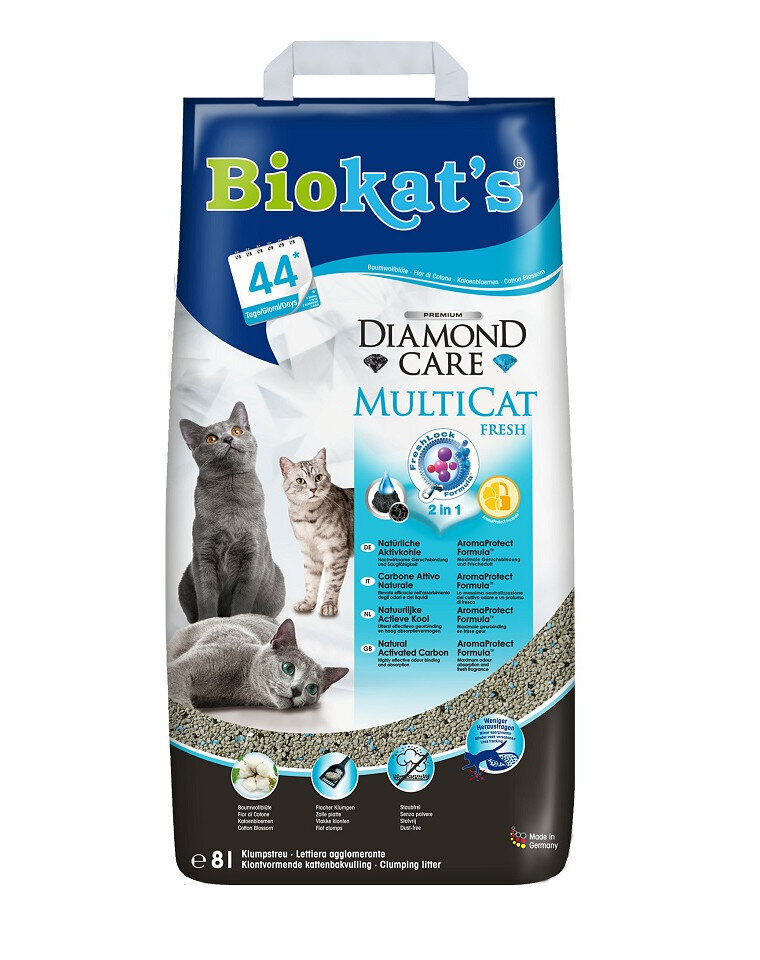 Cementējošie kaķu pakaiši Biokat's Micro Classic 14 l цена и информация | Smiltis un pakaiši | 220.lv