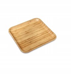 Бамбуковая тарелка 20,5x20,5 см цена и информация | Посуда, тарелки, обеденные сервизы | 220.lv