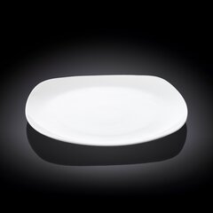 Набор квадратных десертных тарелок 19,5x19,5 см - белые тарелки 6 шт цена и информация | Посуда, тарелки, обеденные сервизы | 220.lv