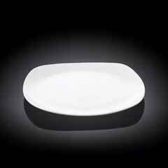 Белая десертная тарелка 16,5x16,5 см - набор тарелок 6 шт цена и информация | Посуда, тарелки, обеденные сервизы | 220.lv