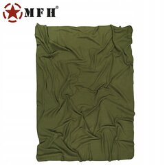 Militārā sega ar futrālīti MFH, 200x150 cm, zaļa cena un informācija | Citas tūrisma preces | 220.lv