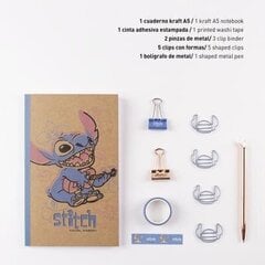 Kancelejas piederumu komplekts Disney Stitch Cerda, 25x22x2,5 cm cena un informācija | Kancelejas preces | 220.lv