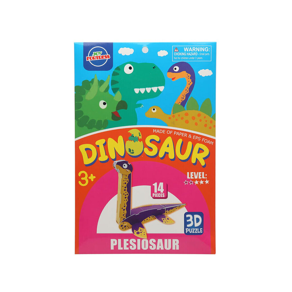 3D Puzle Plesiosaur Dinozauri, 14 d. цена и информация | Puzles, 3D puzles | 220.lv