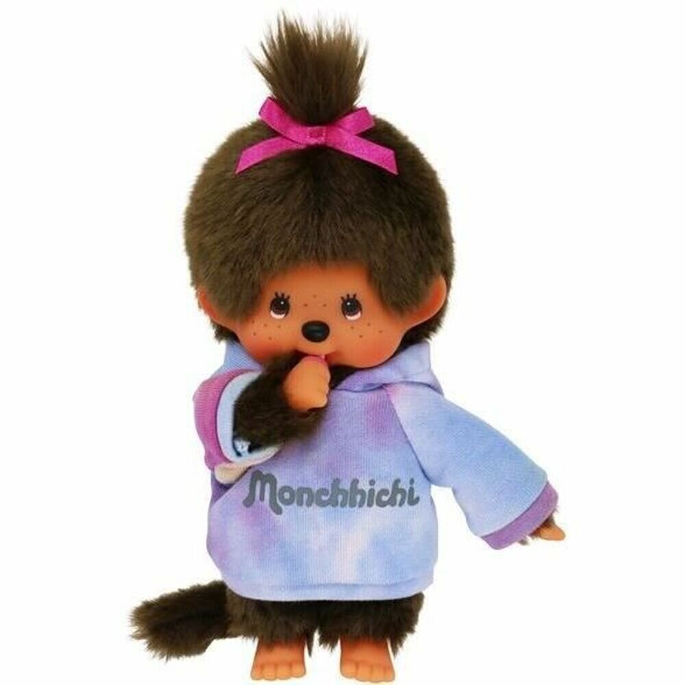 Pūkaina rotaļlieta Bandai Monchhichi Sweat Tie, 20 cm cena un informācija | Mīkstās (plīša) rotaļlietas | 220.lv