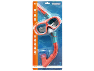 маска для плавания с трубкой - bestway цена и информация | Наборы для подводного плавания | 220.lv
