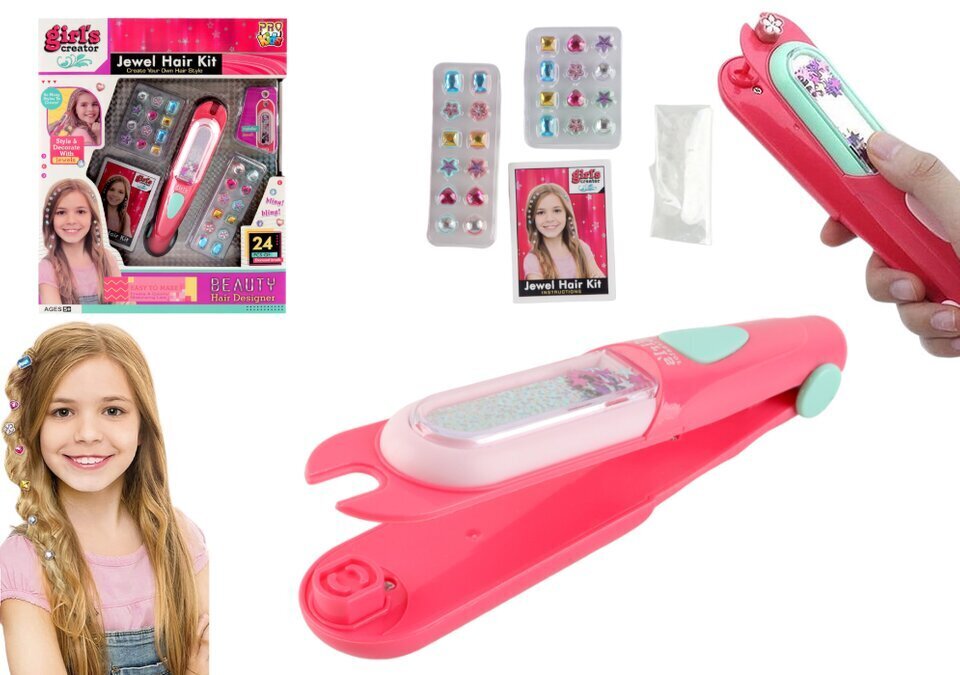 Matu aksesuāru komplekts Girl's Creator Jewel Hair Kit, 1 gab. cena un informācija | Bērnu kosmētika, līdzekļi jaunajām māmiņām | 220.lv