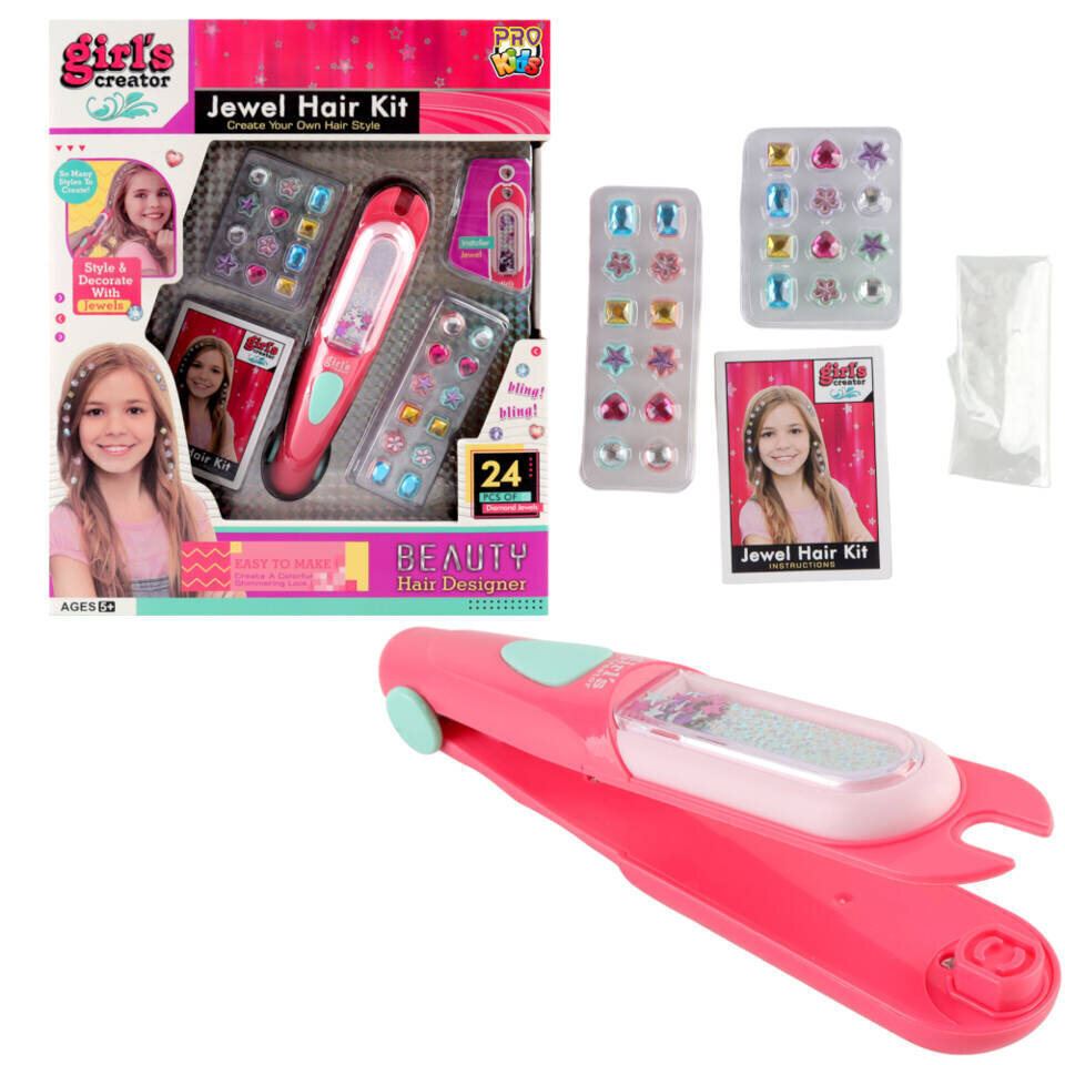 Matu aksesuāru komplekts Girl's Creator Jewel Hair Kit, 1 gab. cena un informācija | Bērnu kosmētika, līdzekļi jaunajām māmiņām | 220.lv