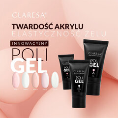 Nagu poligels Claresa Poli Gel, Persiks, 30 g цена и информация | Средства для маникюра и педикюра | 220.lv