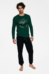 Pidžama vīriešiem Hendersons Birch 40024-77X, zaļa cena un informācija | Vīriešu halāti, pidžamas | 220.lv